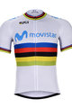 BONAVELO джерсі з коротким рукавом - MOVISTAR UCI 2019 - білі