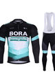 BONAVELO Зимова джерсі та штани - BORA 2020 WINTER - чорний/зелений/білі
