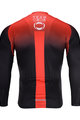 BONAVELO зимова футболка з довгим рукавом - INEOS 2020 WINTER - červená/čierna