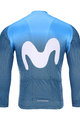 BONAVELO зимова футболка з довгим рукавом - MOVISTAR 2020 WINTER - синій/білі