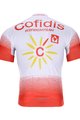 BONAVELO джерсі з коротким рукавом - COFIDIS 2020 - білі/червоний