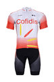 BONAVELO джерсі з коротким рукавом і шорти - COFIDIS 2020 - червоний/білі/чорний