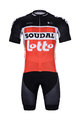 BONAVELO джерсі з коротким рукавом і шорти - LOTTO SOUDAL 2020 - білі/червоний/чорний