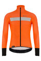 SANTINI подовжена куртка - VEGA H2O - чорний/помаранчевий