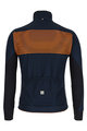 SANTINI подовжена куртка - COLORE - синій/помаранчевий