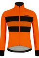 SANTINI подовжена куртка - COLORE BENGAL WINTER - помаранчевий