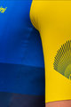 SANTINI джерсі з коротким рукавом - LA VUELTA 2021 - жовтий/синій