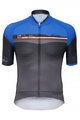 SANTINI джерсі з коротким рукавом - SLEEK PLUS - синій/чорний