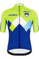 SANTINI джерсі з коротким рукавом - TEAM SLOVENIA 2020 - синій/зелений