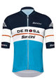 SANTINI джерсі з коротким рукавом - DE ROSA 2020 - білі/синій