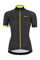 SANTINI джерсі з коротким рукавом - GIADA HIP LADY - жовтий/чорний