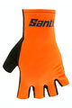 SANTINI рукавички без пальців - ISTINTO - чорний/помаранчевий