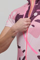 SANTINI джерсі з коротким рукавом - GIADA MAUI LADY - багатоколірний/рожевий