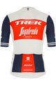 SANTINI джерсі з коротким рукавом - TREK SEGAFREDO 2021 - білі/синій/червоний