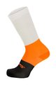 SANTINI класичні шкарпетки - BENGAL - помаранчевий/чорний/білі