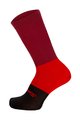 SANTINI класичні шкарпетки - BENGAL - чорний/червоний