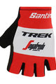 SANTINI рукавички без пальців - TREK 2019 RACE - червоний/білі/чорний