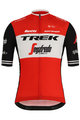 SANTINI джерсі з коротким рукавом - TREK 2019 BLEND - червоний/білі/чорний