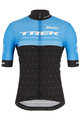 SANTINI джерсі з коротким рукавом - TREK CXC 2020 - світло-блакитний/чорний