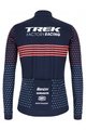 SANTINI зимова футболка з довгим рукавом - TREK 2022 FACTORY RACING CX WINTER - ružová/modrá