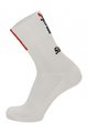 SANTINI класичні шкарпетки - TREK SEGAFREDO 2022 - червоний/білі