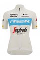 SANTINI джерсі з коротким рукавом - TREK SEGAFREDO 2022 LADY FAN LINE - синій/білі
