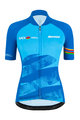 SANTINI джерсі з коротким рукавом - UCI WORLD ECO LADY - світло-блакитний