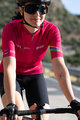 SANTINI джерсі з коротким рукавом - UCI WORLD ECO LADY - cyklamenová