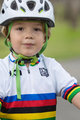 SANTINI джерсі з коротким рукавом - UCI KIDS - viacfarebná/biela