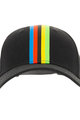 SANTINI шапка - UCI BASEBALL - dúhová/čierna