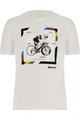 SANTINI футболка з коротким рукавом - ROAD UCI OFFICIAL - білі