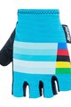 SANTINI рукавички без пальців - UCI RAINBOW - світло-блакитний