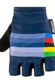 SANTINI рукавички без пальців - UCI RAINBOW - синій