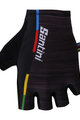 Santini рукавички - UCI RAINBOW - чорний