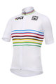 SANTINI джерсі з коротким рукавом - UCI WORLD CHAMPION - biela