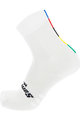SANTINI класичні шкарпетки - UCI RAINBOW - білі