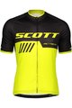 SCOTT джерсі з коротким рукавом - RC TEAM 10 - жовтий/чорний
