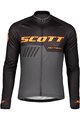 SCOTT літній трикотаж з довгим рукавом - RC TEAM 10 SUMMER - помаранчевий/чорний