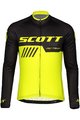 SCOTT літній трикотаж з довгим рукавом - RC TEAM 10 SUMMER - жовтий/чорний
