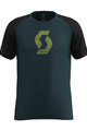 SCOTT футболка з коротким рукавом - 10 ICON RAGLAN - чорний/синій