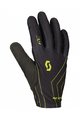 SCOTT рукавички з довгими пальцями - RC TEAM LF 2022 - жовтий/чорний