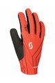 SCOTT рукавички з довгими пальцями - RC TEAM LF 2022 - червоний/сірий