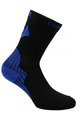 SIX2 класичні шкарпетки - ACTIVE - čierna/modrá