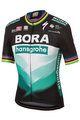 SPORTFUL джерсі з коротким рукавом - BORA HANSGROHE 2020 - чорний/зелений/багатоколірний
