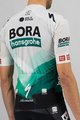 SPORTFUL джерсі з коротким рукавом - BORA HANSGROHE 2021 - šedá/zelená