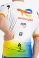 SPORTFUL джерсі з коротким рукавом - TOTAL ENERGIES 2022 - білі/синій/помаранчевий/жовтий