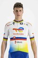 SPORTFUL джерсі з коротким рукавом - TOTAL ENERGIES 2022 - жовтий/помаранчевий/білі/синій