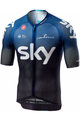 CASTELLI джерсі з коротким рукавом - TEAM SKY 2019  - білі/синій/чорний