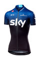 CASTELLI джерсі з коротким рукавом - TEAM SKY FAN 2019 - білі/чорний/синій