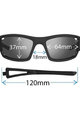 TIFOSI сонцезахисні окуляри - DOLOMITE 2.0 - сірий/чорний